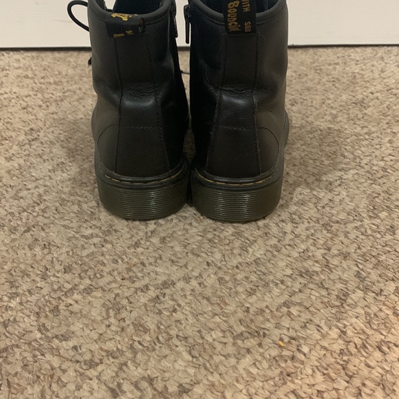 Dr Martens black lace up work combat air wave boots 5 - Picture 6 of 7